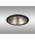 Montauk 5/8W Triac Dimmable 4CCT LED Fire Rated Downlight Satin Nickel Inner & Black Trim