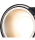 Montauk 5/8W Triac Dimmable 4CCT LED Fire Rated Downlight Satin Nickel Inner & Black Chrome Trim