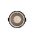 Montauk 5/8W Triac Dimmable 4CCT LED Fire Rated Downlight Satin Nickel Inner & Black Chrome Trim