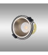 Montauk 5/8W Triac Dimmable 4CCT LED Fire Rated Downlight Satin Nickel Inner & Black Chrome Trim