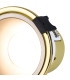 Montauk 5/8W Triac Dimmable 4CCT LED Fire Rated Downlight Satin Nickel Inner & Gold Trim IP65 -6