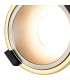 Montauk 5/8W Triac Dimmable 4CCT LED Fire Rated Downlight Satin Nickel Inner & Gold Trim IP65 -7