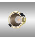 Montauk 5/8W Triac Dimmable 4CCT LED Fire Rated Downlight Satin Nickel Inner & Gold Trim IP65 -11