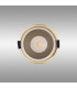 Montauk 5/8W Triac Dimmable 4CCT LED Fire Rated Downlight Satin Nickel Inner & Gold Trim IP65 -13