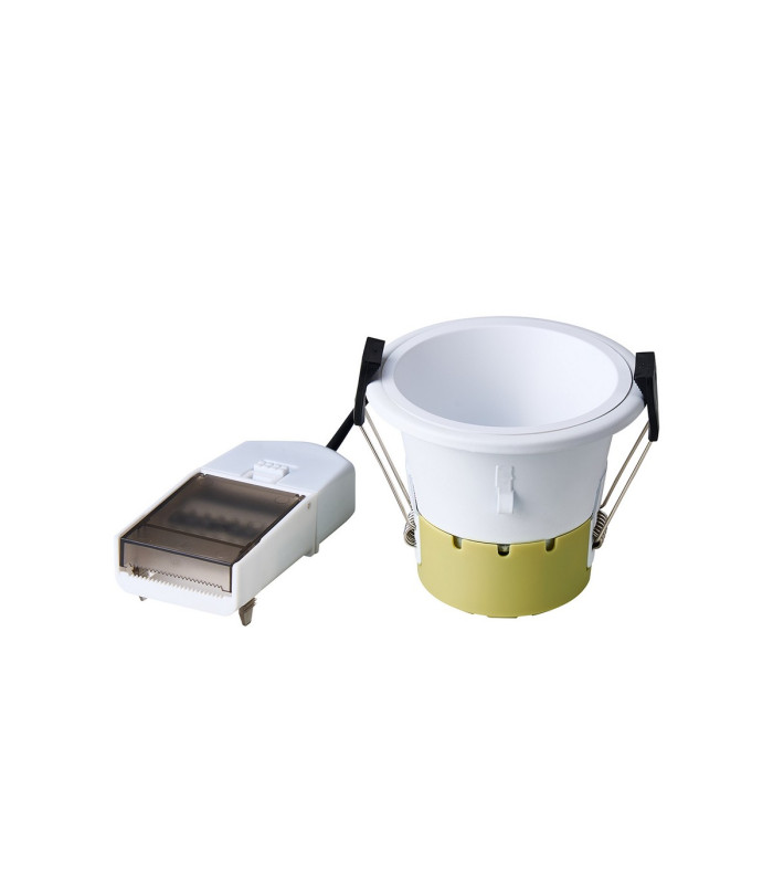 Montauk 5/8W Triac Dimmable 4CCT LED Fire Rated Downlight White Inner Cut Out: 70mm 800lm 60° Deg IP65 -5