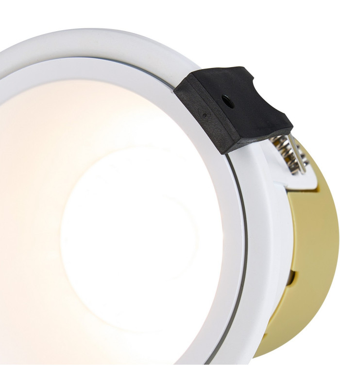 Montauk 5/8W Triac Dimmable 4CCT LED Fire Rated Downlight White Inner Cut Out: 70mm 800lm 60° Deg IP65 -6