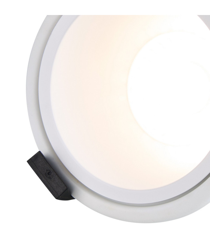 Montauk 5/8W Triac Dimmable 4CCT LED Fire Rated Downlight White Inner Cut Out: 70mm 800lm 60° Deg IP65 -7