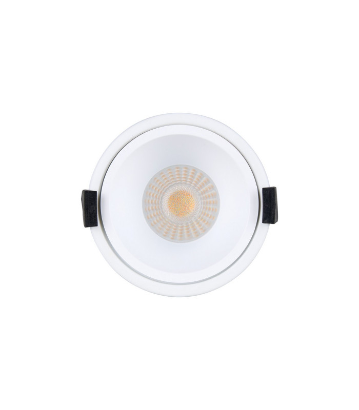 Montauk 5/8W Triac Dimmable 4CCT LED Fire Rated Downlight White Inner Cut Out: 70mm 800lm 60° Deg IP65 -8