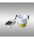 Montauk 5/8W Triac Dimmable 4CCT LED Fire Rated Downlight White Inner Cut Out: 70mm 800lm 60° Deg IP65 -13