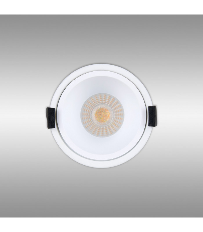 Montauk 5/8W Triac Dimmable 4CCT LED Fire Rated Downlight White Inner Cut Out: 70mm 800lm 60° Deg IP65 -14