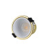 Montauk 5/8W Triac Dimmable 4CCT LED Fire Rated Downlight White Inner & Gold Trim IP65 -4