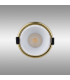 Montauk 5/8W Triac Dimmable 4CCT LED Fire Rated Downlight White Inner & Gold Trim IP65 -12