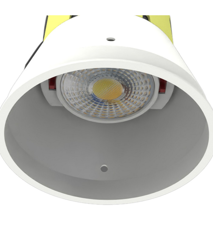 Montauk 5/8W Triac Dimmable 4CCT LED Fire Rated Downlight WITHOUT FASCIA Cut Out: 70mm 800lm 60° Deg IP65 -6