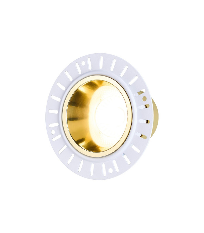 Montauk 5/8W Triac Dimmable 4CCT LED Fire Rated Downlight Trimless Gold Inner Cut Out: 70mm 800lm 60° Deg -1
