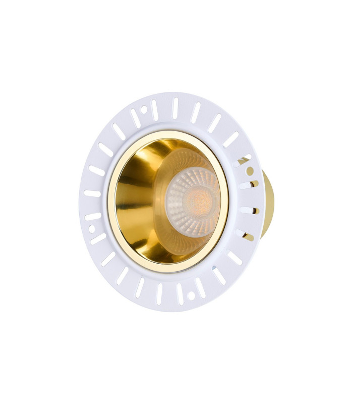 Montauk 5/8W Triac Dimmable 4CCT LED Fire Rated Downlight Trimless Gold Inner Cut Out: 70mm 800lm 60° Deg -4