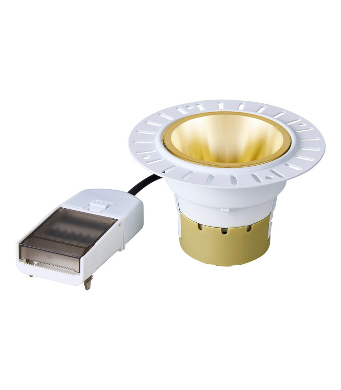 Montauk 5/8W Triac Dimmable 4CCT LED Fire Rated Downlight Trimless Gold Inner Cut Out: 70mm 800lm 60° Deg -5