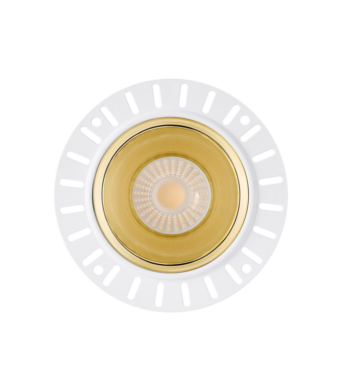 Montauk 5/8W Triac Dimmable 4CCT LED Fire Rated Downlight Trimless Gold Inner Cut Out: 70mm 800lm 60° Deg -8