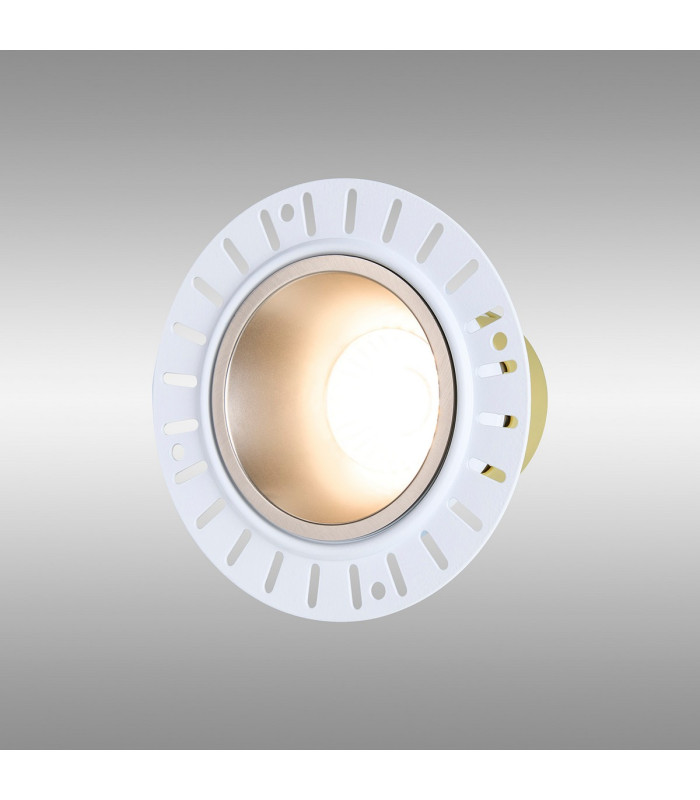 Montauk 5/8W Triac Dimmable 4CCT LED Fire Rated Downlight Trimless Satin Nickel Inner-3