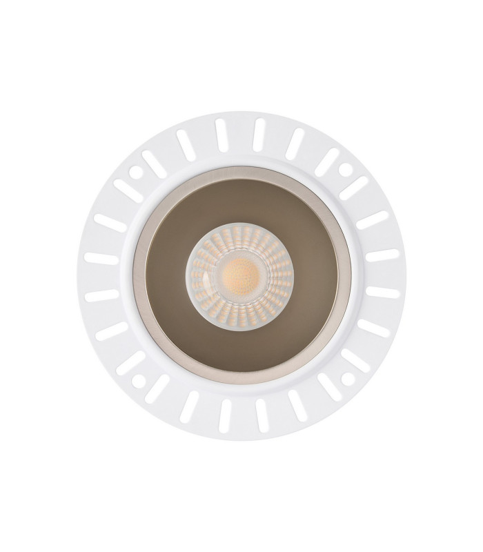 Montauk 5/8W Triac Dimmable 4CCT LED Fire Rated Downlight Trimless Satin Nickel Inner-8