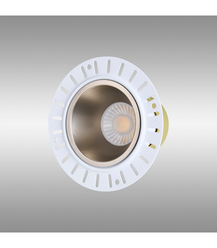 Montauk 5/8W Triac Dimmable 4CCT LED Fire Rated Downlight Trimless Satin Nickel Inner-10