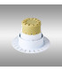 Montauk 5/8W Triac Dimmable 4CCT LED Fire Rated Downlight Trimless Satin Nickel Inner-14