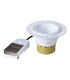 Montauk 5/8W Triac Dimmable 4CCT LED Fire Rated Downlight Trimless White Inner Cut Out: 70mm 800lm 60° Deg -5