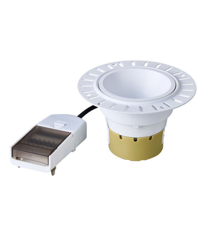 Montauk 5/8W Triac Dimmable 4CCT LED Fire Rated Downlight Trimless White Inner Cut Out: 70mm 800lm 60° Deg -5