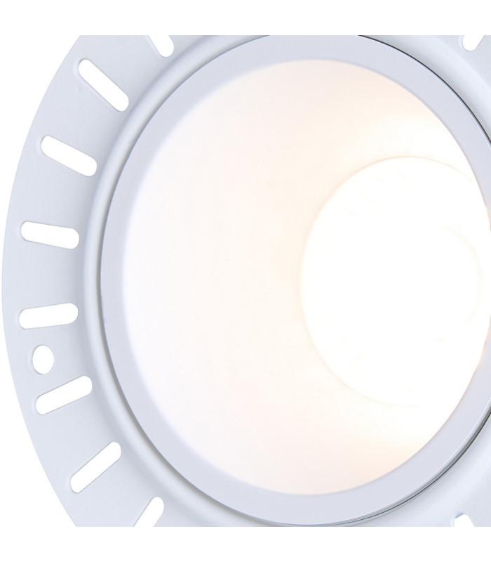 Montauk 5/8W Triac Dimmable 4CCT LED Fire Rated Downlight Trimless White Inner Cut Out: 70mm 800lm 60° Deg -7