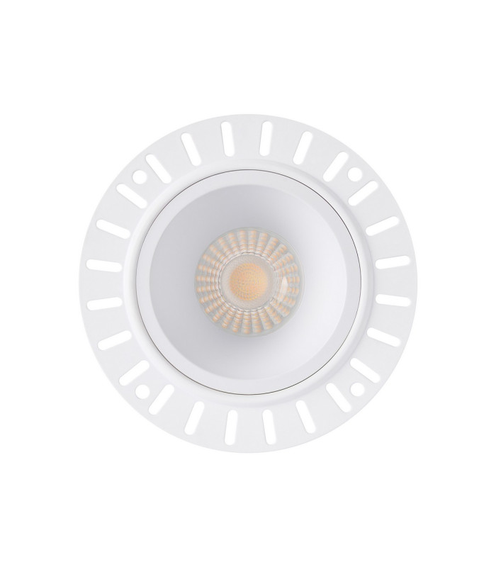 Montauk 5/8W Triac Dimmable 4CCT LED Fire Rated Downlight Trimless White Inner Cut Out: 70mm 800lm 60° Deg -9