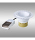 Montauk 5/8W Triac Dimmable 4CCT LED Fire Rated Downlight Trimless White Inner Cut Out: 70mm 800lm 60° Deg -12