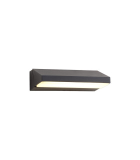 Hingham Adjustable Wall Lamp 1 x 12W LED 3000K 600lm IP65 Matt Black -1