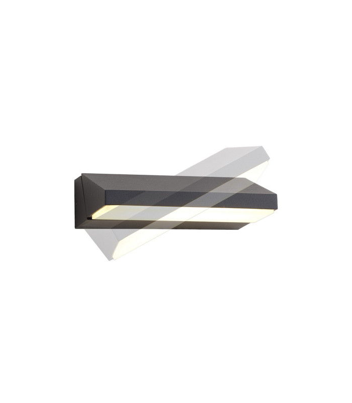 Hingham Adjustable Wall Lamp 1 x 12W LED 3000K 600lm IP65 Matt Black -4