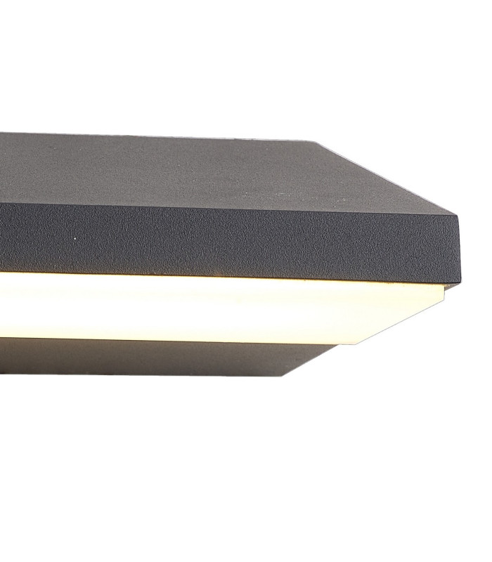 Hingham Adjustable Wall Lamp 1 x 12W LED 3000K 600lm IP65 Matt Black -7