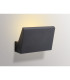 Hingham Adjustable Wall Lamp 1 x 12W LED 3000K 600lm IP65 Matt Black -14