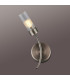 Lancaster Left Wall Lamp 1 Light G9 IP44 Bronze/Clear Glass-3