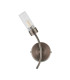Lancaster Left Wall Lamp 1 Light G9 IP44 Bronze/Clear Glass-4