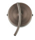 Lancaster Left Wall Lamp 1 Light G9 IP44 Bronze/Clear Glass-5