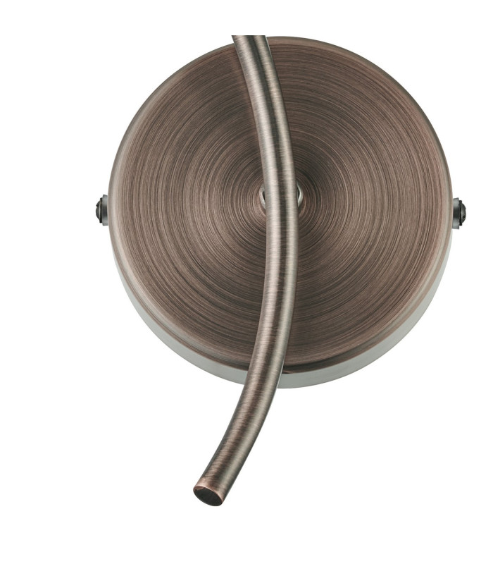 Lancaster Left Wall Lamp 1 Light G9 IP44 Bronze/Clear Glass-5