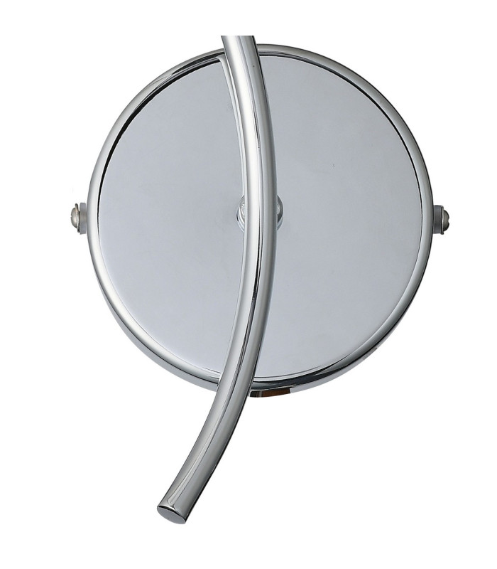Lancaster Left Wall Lamp 1 Light G9 IP44 Polished Chrome/Clear Glass-5
