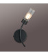 Lancaster Right Wall Lamp 1 Light G9 IP44 Satin Black/Clear Glass-3