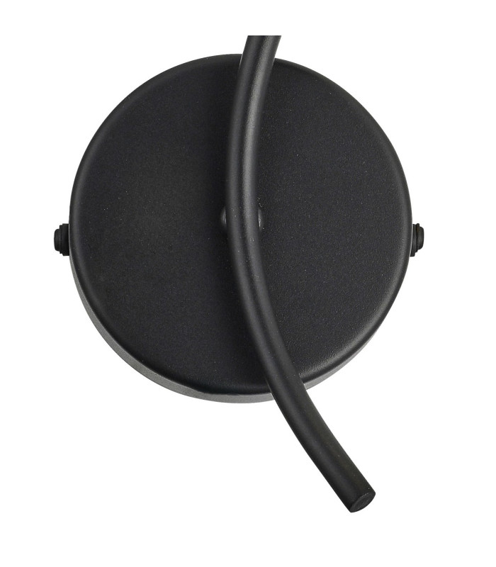 Lancaster Right Wall Lamp 1 Light G9 IP44 Satin Black/Clear Glass-5