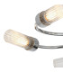 Lancaster 50.5cm Flush Ceiling 5 Light G9 IP44 Polished Chrome/Clear Glass-6