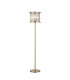Guilford Floor Lamp 3 x E14 Antique Brass / Clear-1