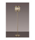 Guilford Floor Lamp 3 x E14 Antique Brass / Clear-3