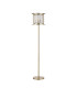 Guilford Floor Lamp 3 x E14 Antique Brass / Clear-4