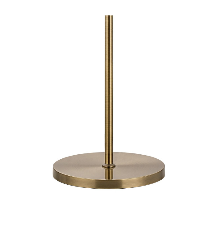 Guilford Floor Lamp 3 x E14 Antique Brass / Clear-5
