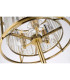 Guilford Floor Lamp 3 x E14 Antique Brass / Clear-11