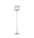 Guilford Floor Lamp 3 x E14 Polished Nickel / Clear-1