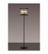 Guilford Floor Lamp 3 x E14 Satin Black / Clear-3