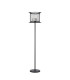 Guilford Floor Lamp 3 x E14 Satin Black / Clear-4